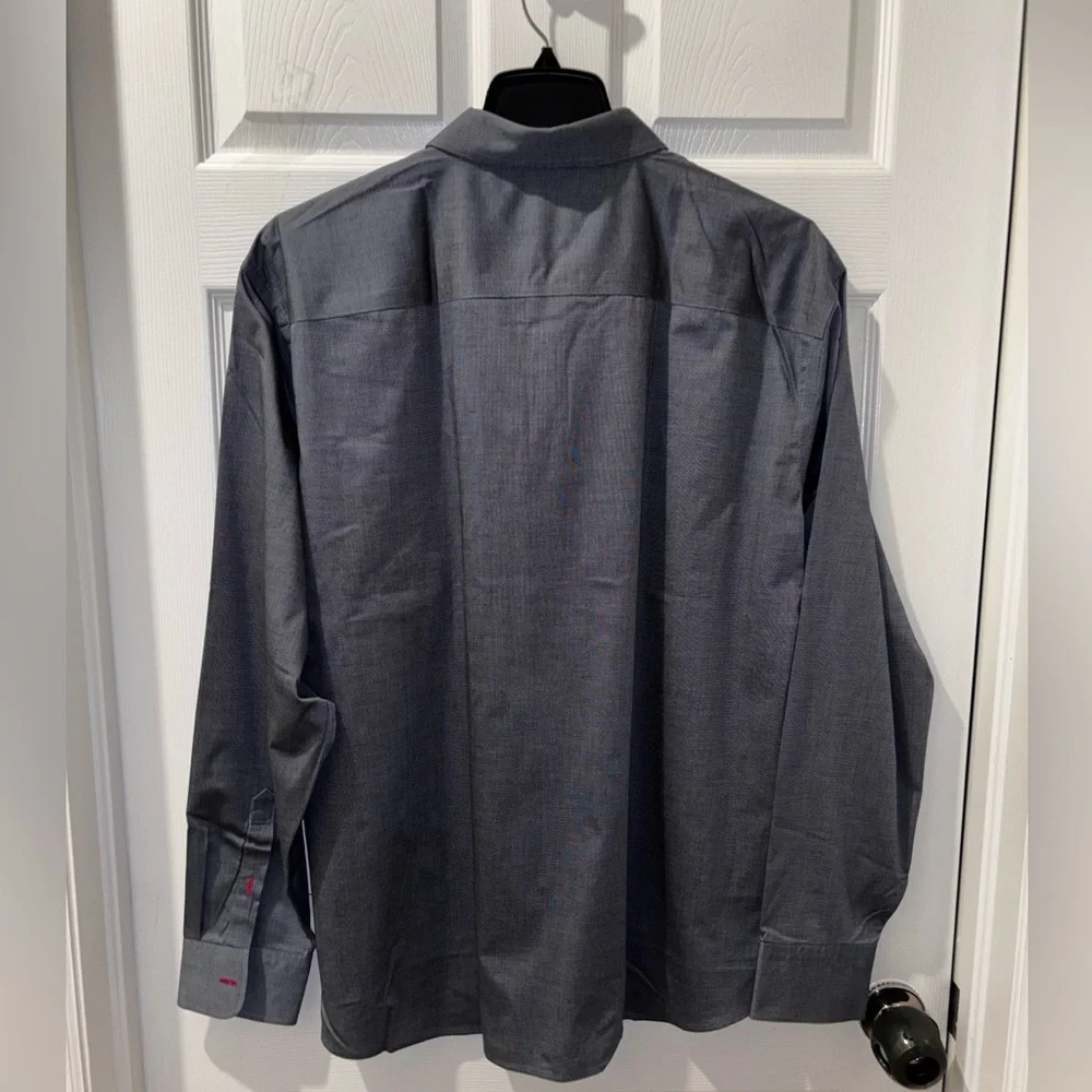 UNTUCKit Wrinkle Free Shirt Mens Size XXXL Non-Iron 100% Cotton Woven - Picture 2 of 7